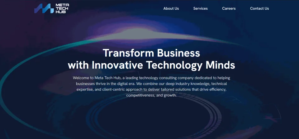Meta Tech Hub – Website Design & Development