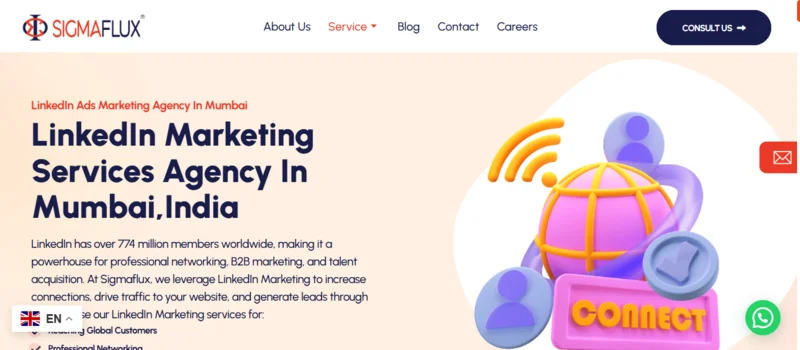 8 Best LinkedIn Marketing Companies in India for B2B Growth - 5. Sigma Flux