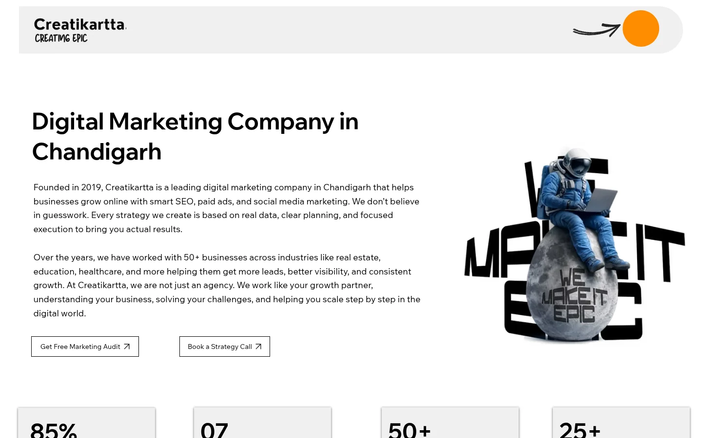Creatikartta website