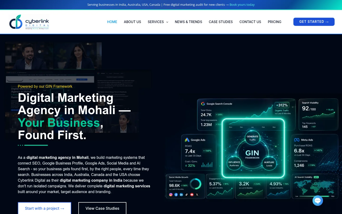 Cyberlink Digital website