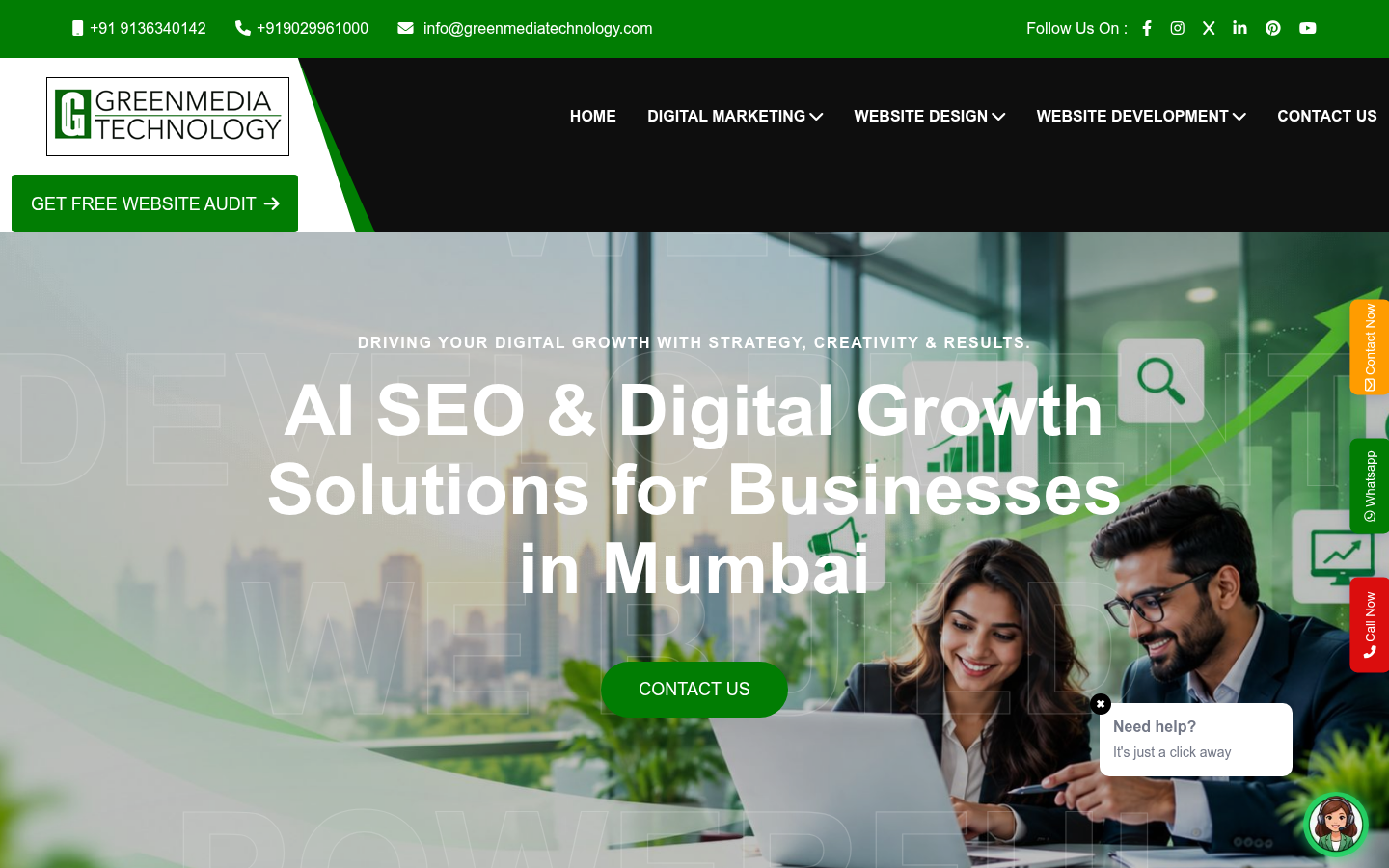 Green Media Technology website