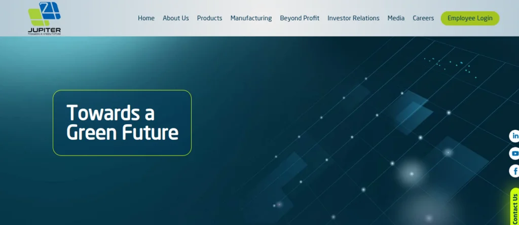 JIL Jupiter website screenshot