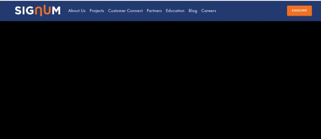 Signum Group website screenshot
