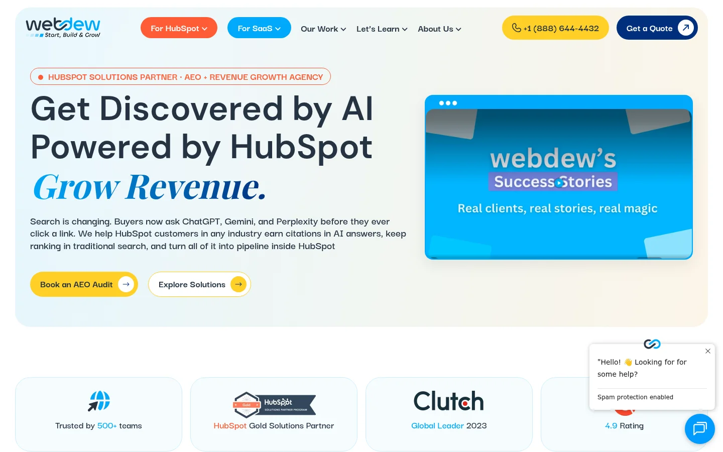 webdew website