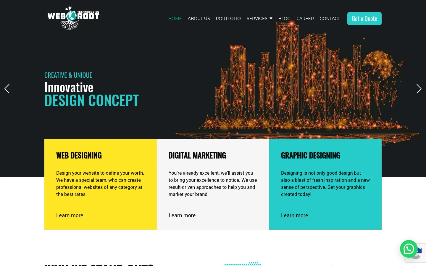 Webroot Technologies website